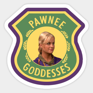 Pawnee Goddesses Freaking Awesome Leslie Knope Sticker